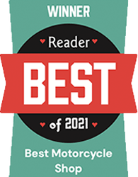 San Diego Reader's Best of 2021 Winner - Best Motorcycle Shop